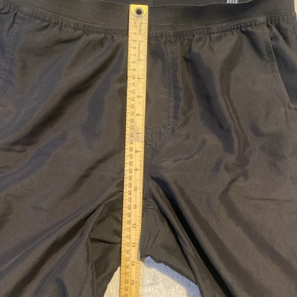 Prana Shorts Mens Sz L Black Mojo Stretch Pull On Pockets‎ Athleisure Gorpcore - Picture 8 of 9